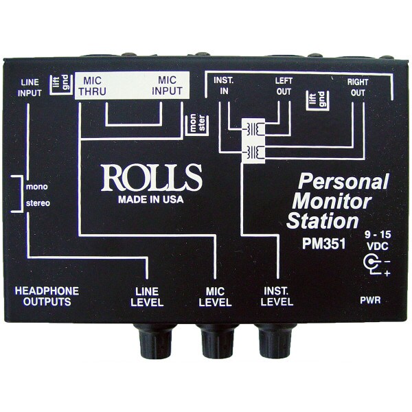 Main product image for RESTOCKED Rolls PM351 3 Channel Personal Monitor88-245-1114